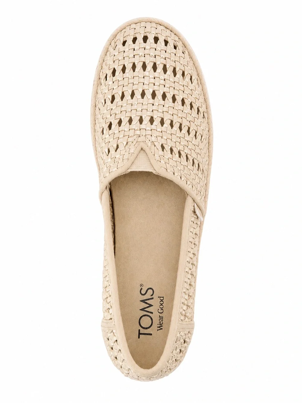 TOMS Women's Valencia Slip-On Platform Espadrille Size 7.5 NIB